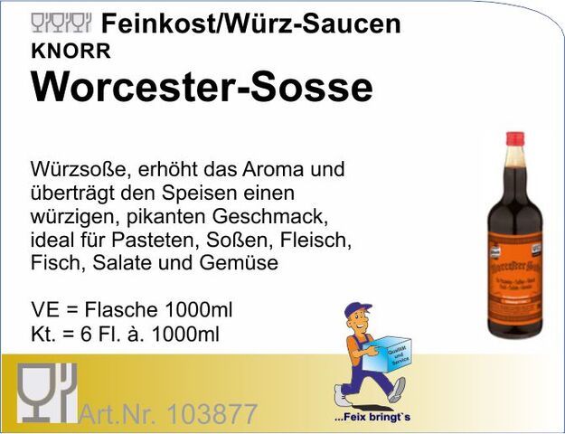 103877 - Worcester Sauce  (1L) KN
