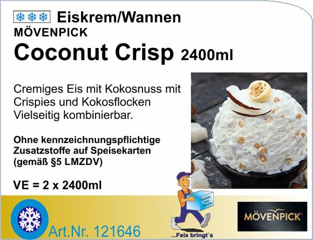 121646 - Mvp 2,4 L Coconut Crisp vegan