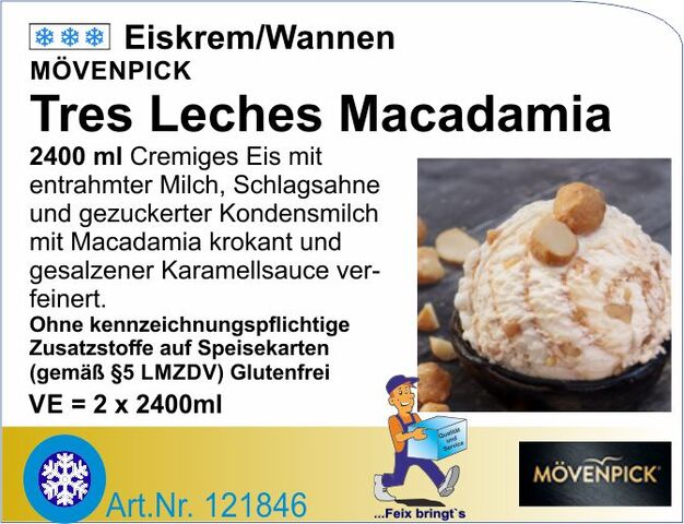 121846 - Mvp 2,4 L Macadamia Tres Leches