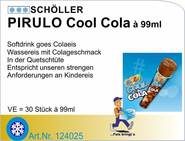 124025 - Pirluo Cool Cola (30St/Kt)