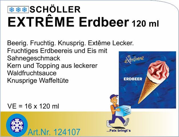 124107 - EXTRÊME Erdbeer (16Stk/Kt)