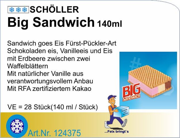 124375 - Big Sandwich (28St/Kt)