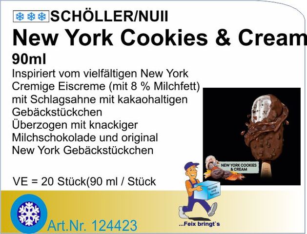 124423 - NUII New York Cookies&Cream (20Stk/Kt) NEU