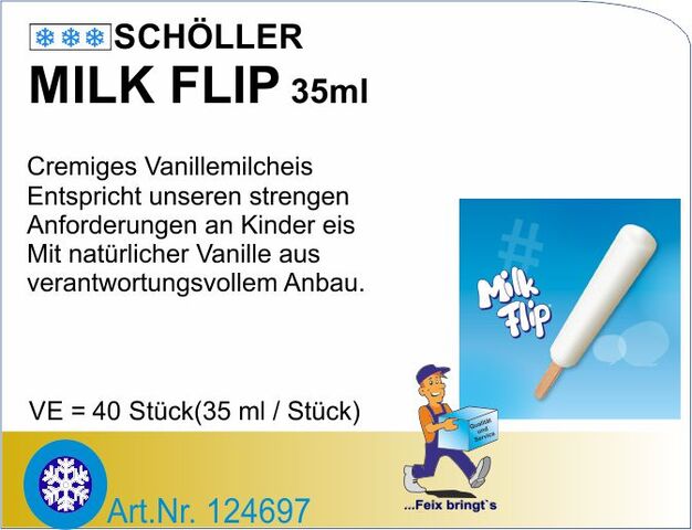 124697 - Milk Flip Vanille 35ml (40St/Kt) Sch