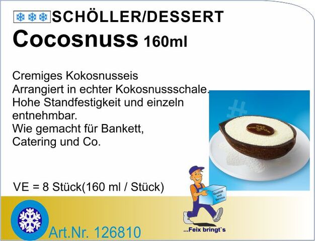 126810 - Cocosnuss 160ml (8St/Kt) Sch