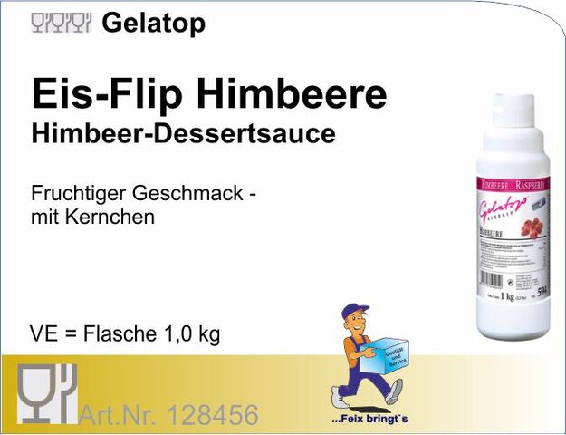 128456 - Dessertsauce Himbeer-Flip 1kg