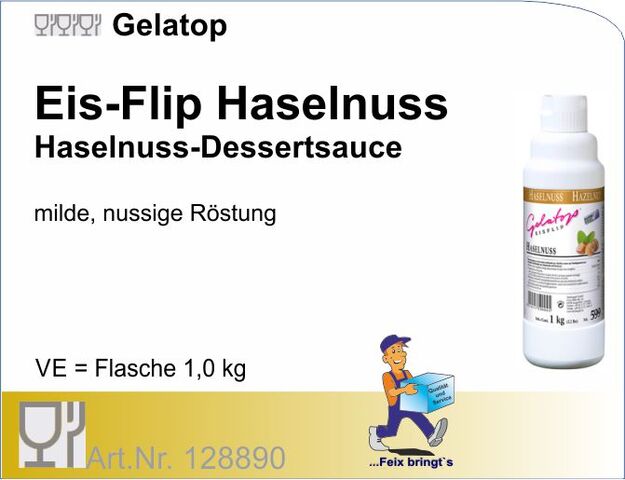 128890 - Dessertsauce Haselnuss-Flip 1kg