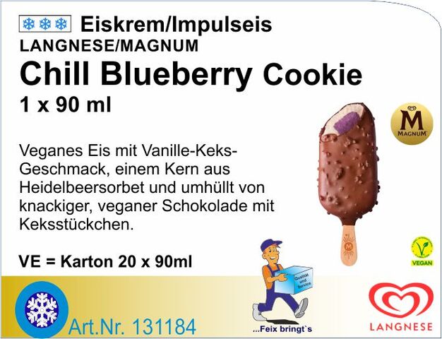 131184 - Magnum Chill Blueberry Cookie (20St./Kt.) NEU