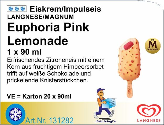 131282 - Magnum Euphoria Pink Lemonade (20St/Kt) NEU
