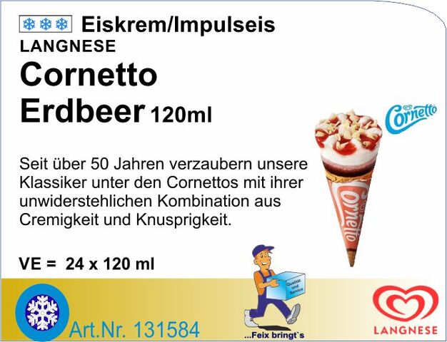 131584 - Cornetto Erdbeer (24St./Kt.)
