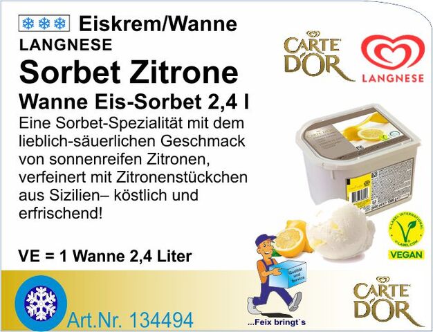 134494 - CDO Zitronen Sorbet 2,4 L