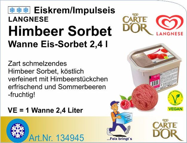 134945 - CDO Himbeer-Sorbet  2,4 L