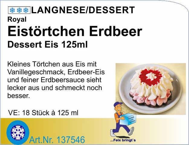 137546 - Royal Eistörtchen Erdbeer (18x125ml/Kt.)