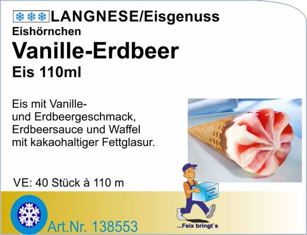 138553 - Eishörnchen Vanille-Erdbeer (40x110ml/Kt.)