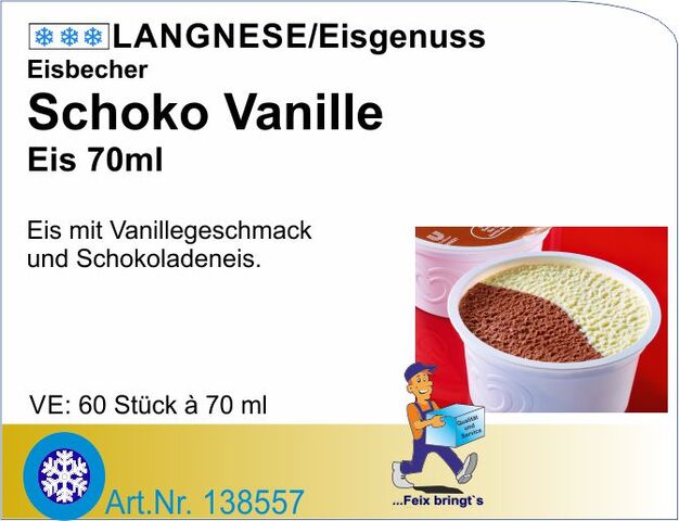 138557 - Eisbecher Schoko Vanille (60x70ml/Kt.)