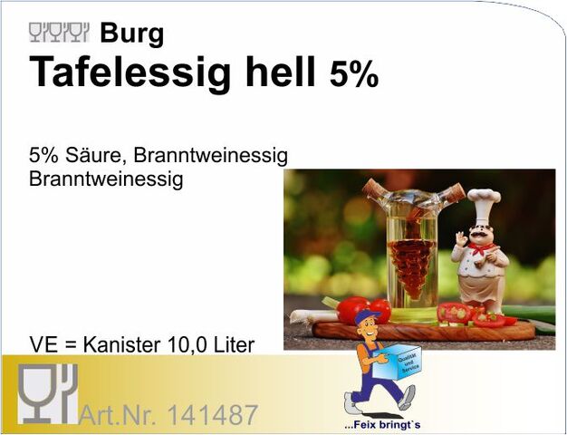141487 - Tafelessig 5% hell  (10L)
