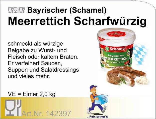 142397 - Meerrettich bayr. scharf 2kg Schamel