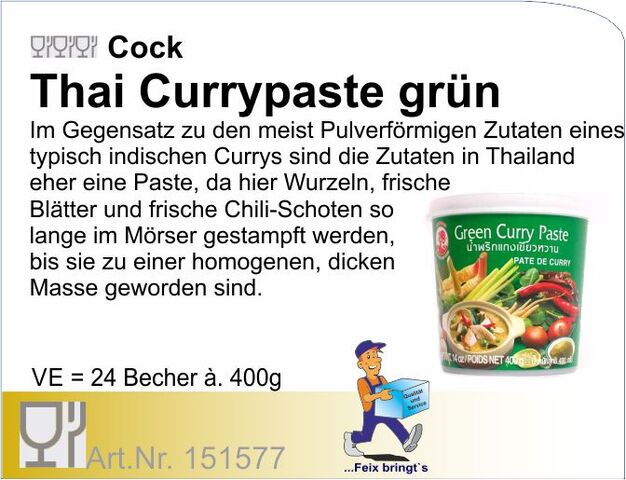 151577 - Currypaste grün 400g (24St/Kt)