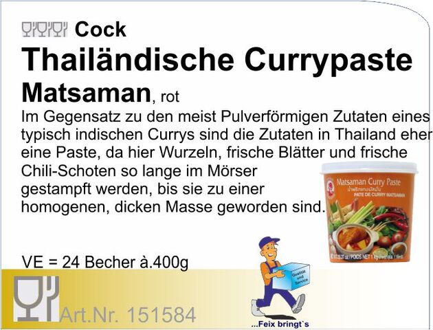 151584 - Currypaste rot (400g)