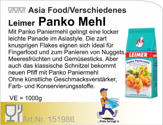 151986 - Panko Mehl - Paniermehl 1kg