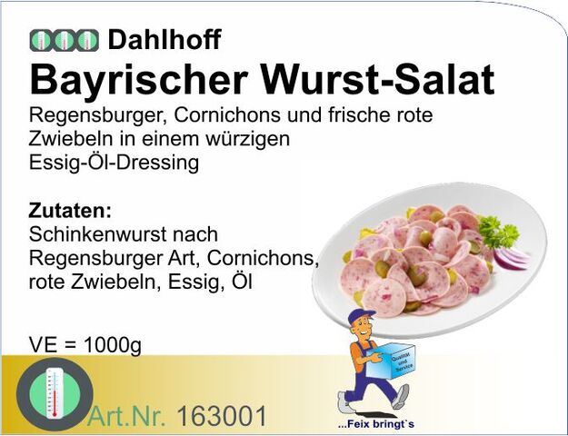 163001 - Wurst-Salat bayr. (1kg)