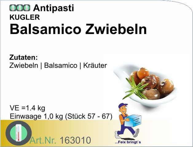 163010 - Balsamico-Zwiebeln 1,4kg Kugler