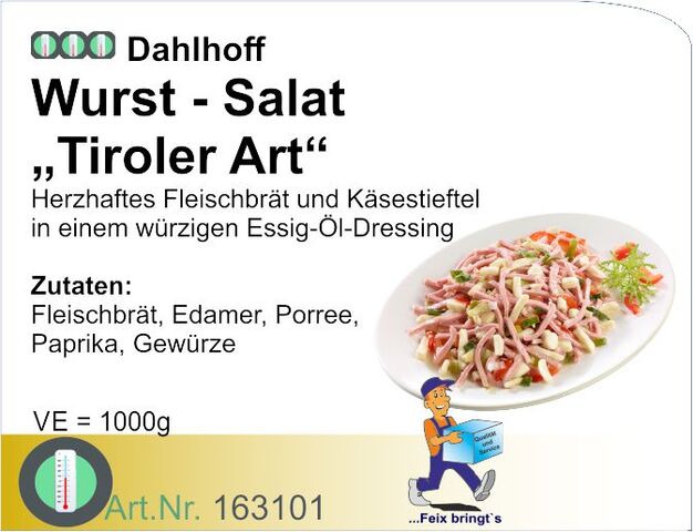 163101 - Wurst-Salat Tiroler Art (1kg)