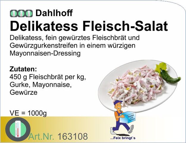 163108 - Fleisch Salat (1kg) Kr
