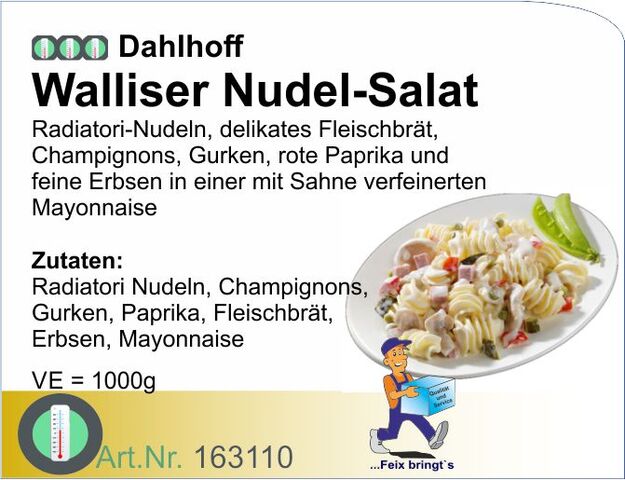 163110 - Walliser Nudel-Salat (1kg)