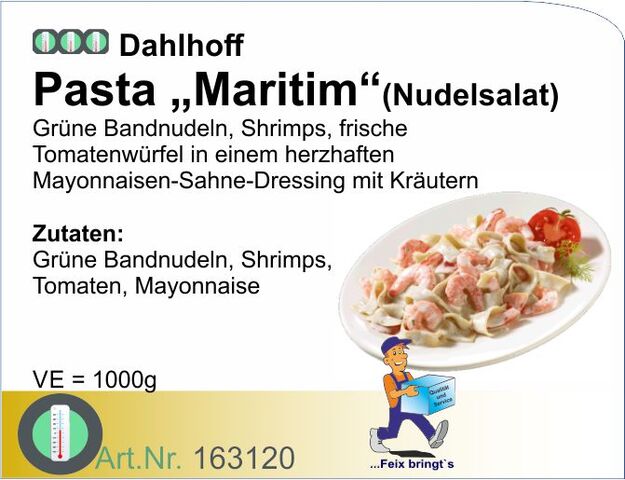 163120 - Pasta maritim-Nudelsalat (1kg)