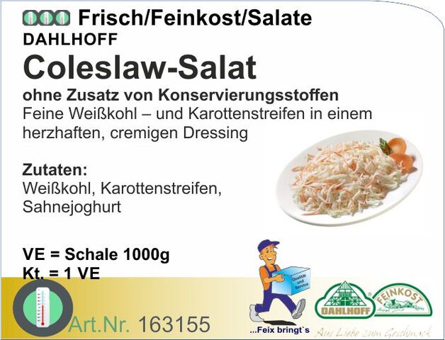 163155 - Cole Slaw Salat 1kg - D