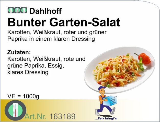 163189 - Bunter Garten-Salat (1kg)