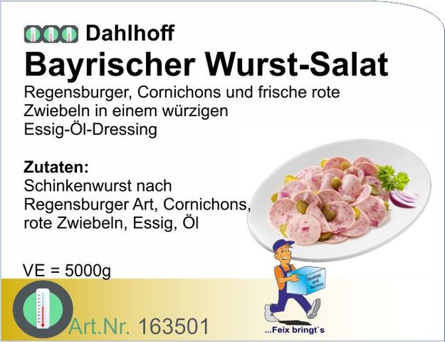 163501 - Wurst-Salat bayr. (5kg)