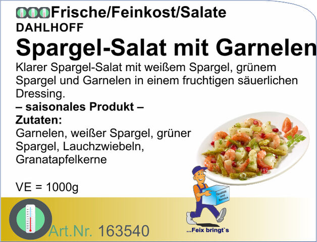 163540 - Spargel-Salat mit Garnelen 1kg