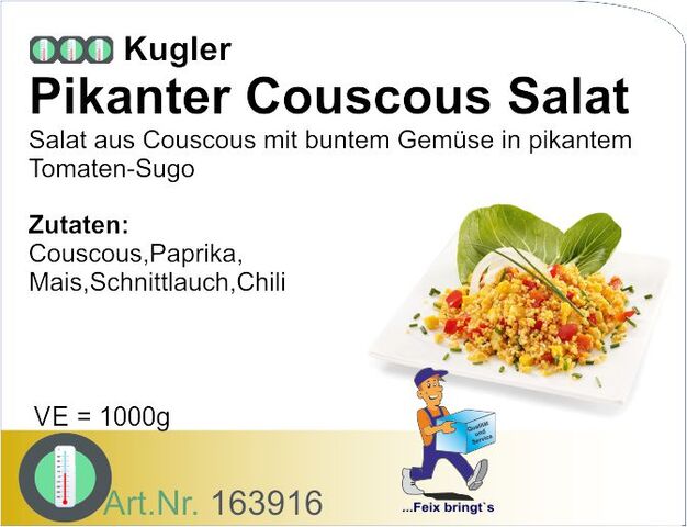 163916 - Couscous-Salat pikant 1kg Ku