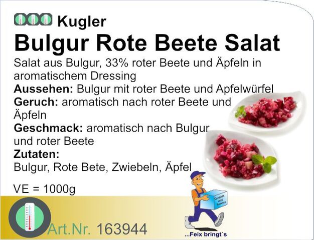 163944 - Bulgur-Rote Bete Salat 1kg Ku