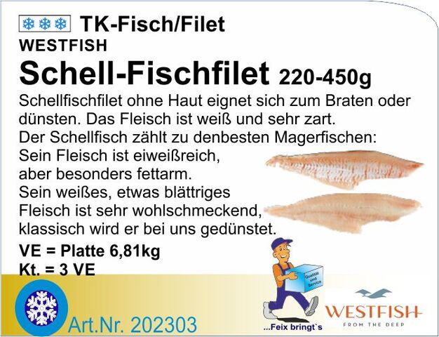 202303 - Schellfischfilet 220/450g interleaved (3x6,81kg/Kt)