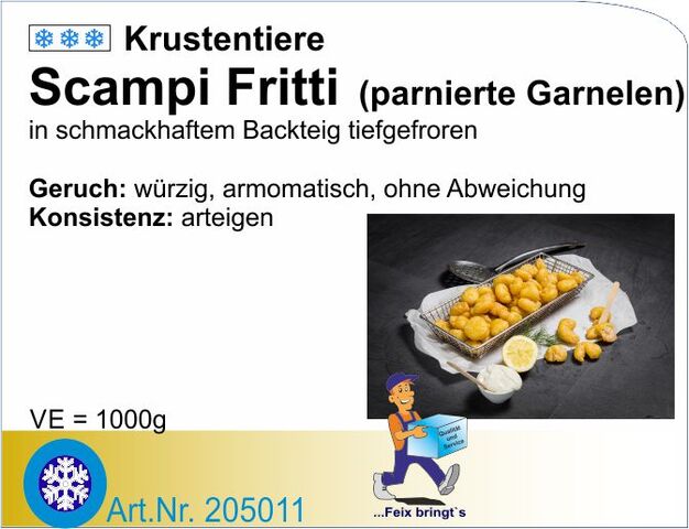 205011 - Scampi Fritti (10x1kg/Kt)