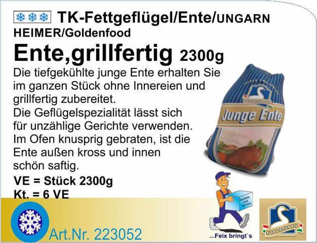 223052 - Grillenten 2,3 kg (6St/Kt) Ungarn