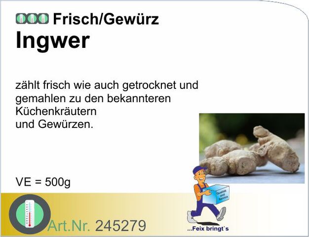 245279 - Ingwer frisch