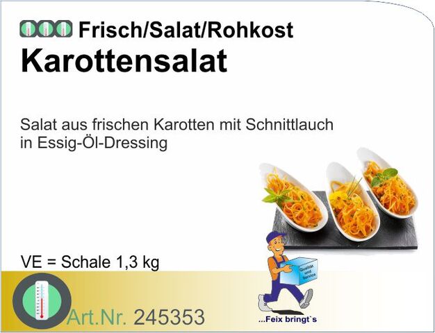 245353 - Karottensalat frisch 1,3kg