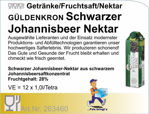 263460 - Johannisbersaft schwarz (12x1L/Kt.)