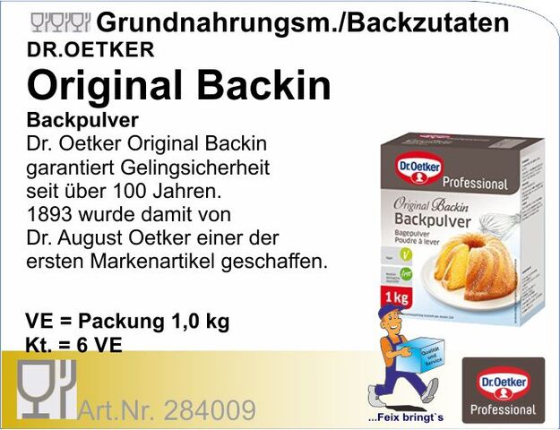 284009 - Backpulver Backin 1kg