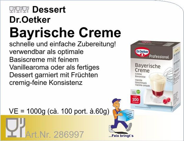 286997 - Bayerische Creme 1kg OET.