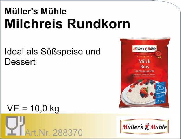 288370 - Milchreis/Rundkorn (10kg)