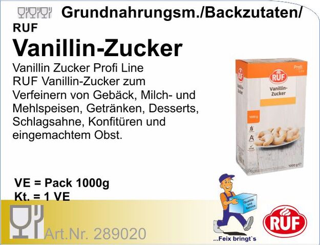 289020 - Vanillin-Zucker RUF 1000g