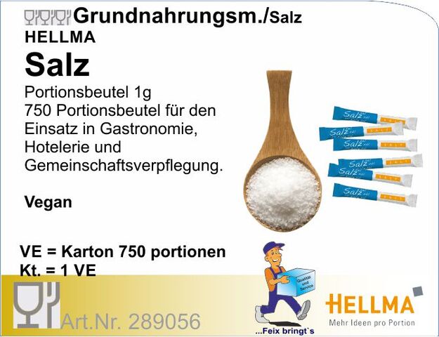 289056 - Salz-Sticks 1g (750St/Kt)