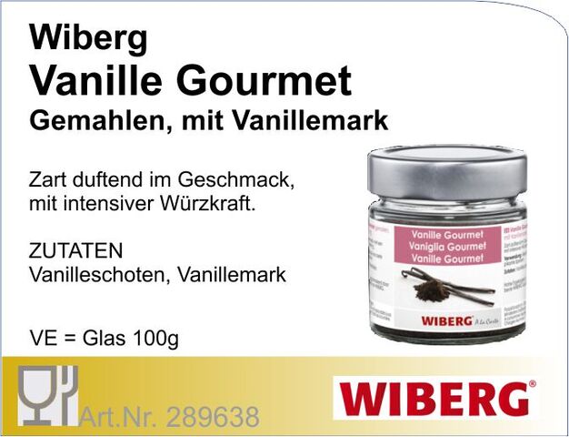 289638 - Vanille Gourmet gemahlen 100g WIB