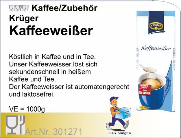 301271 - Kaffeeweisser Krüger 10x1kg/Kt