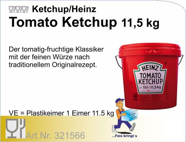 321566 - Tomatenketchup Heinz (11,5kg)